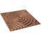 Ekena Millwork 19 5/8in. W x 19 5/8in. H Spiral EnduraWall Decorative 3D Wall Panel Covers 2.67 Sq. Ft. WP20X20SPCAC - alternate 6